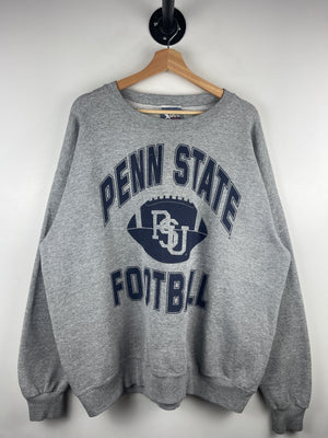 Vintage 90s Lee Sport Penn State Nittany Lions Football Grey Crewneck
