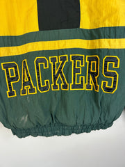 Vintage 90's Logo Athletics Green Bay Packers Green Jacket