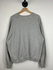Vintage 90s NFL Champion Pittsburgh Steelers Embroidered Grey Crewneck