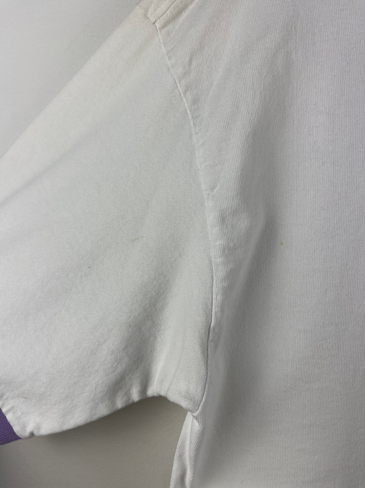 Vintage 90s Stanley Desantis GI Joe White Ringer Tee