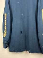 Vintage 90s Vans Skateboarding Thrashed Navy Long Sleeve