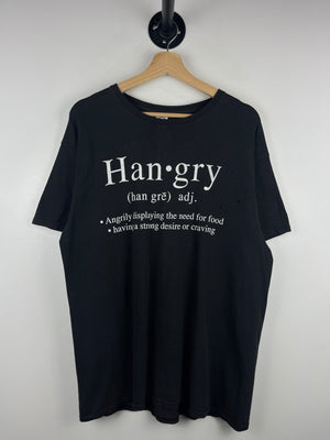 Vintage Hangry Comedy Black Tee