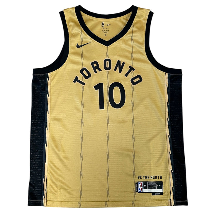 OVO NBA Toronto Raptors City Edition East End Gold Basketball Jersey