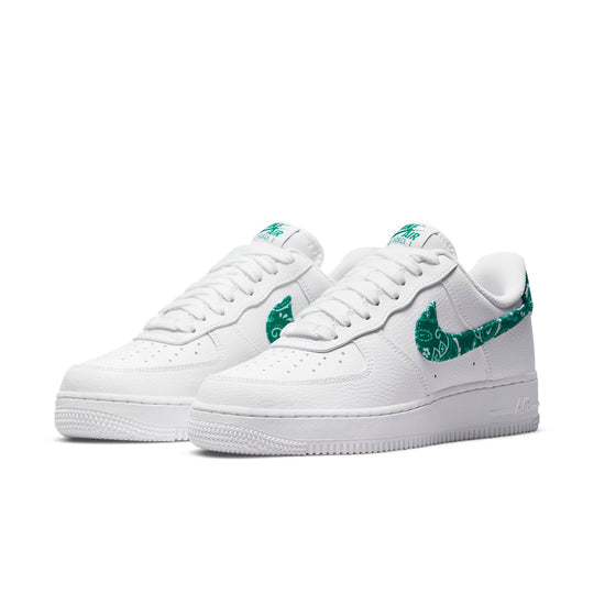 Nike Air Force 1 Low White Green Paisley
