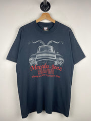 Vintage 90s Mercedes 300SL Gullwing Car Show Black Tee