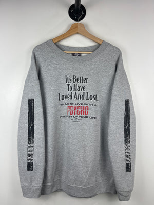 Vintage Big Dogs Its Better To Have Loved And Lost Comedy Grey Crewneck