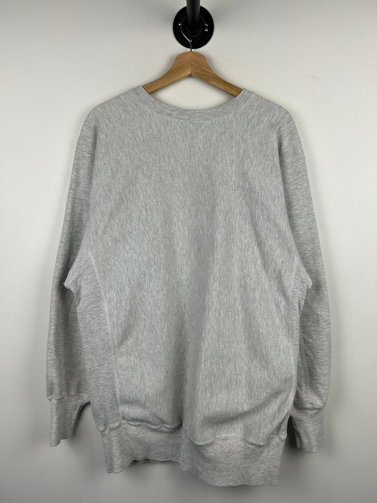 Vintage 90s Champion Reverse Weave A1 Steak Sauce Grey Crewneck