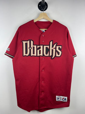 Vintage MLB Majestic Arizona Diamondbacks Red Baseball Jersey