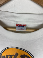 Vintage 90s Hard Rock Café Aruba White Tee