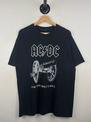 Vintage ACDC For Those About To Rock Black Tee