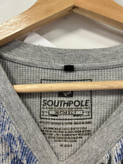 Vintage Y2K South Pole Grey Thermal Long Sleeve