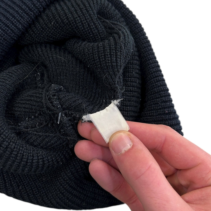 Vintage 90s World Industries Skateboards Black Beanie