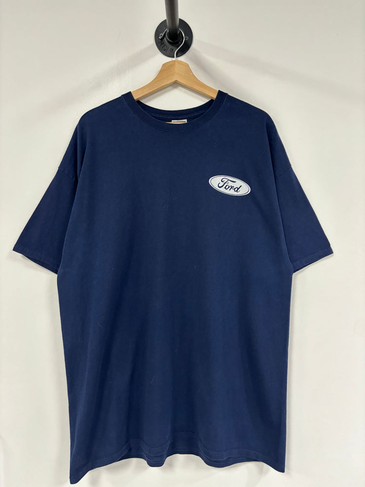 Vintage Ford Built Tough Navy Tee