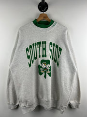 Vintage 90s Dodger Notre Dame South Side Grey Crewneck