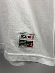 Vintage 90s Hockey Man Advantage White Tee