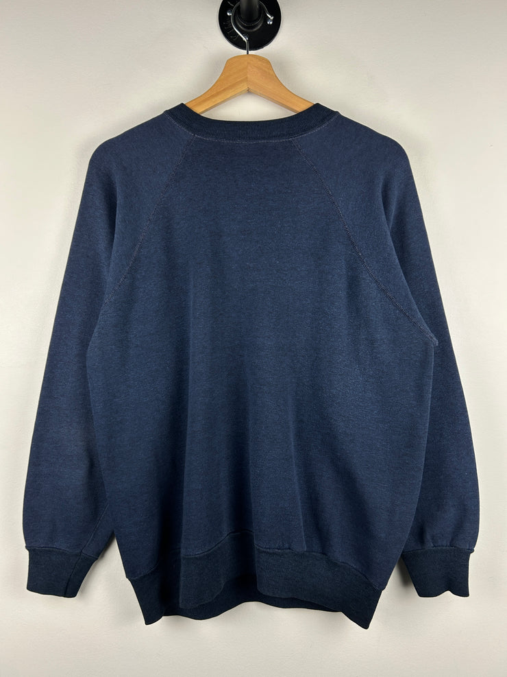 Vintage 70s Velva Sheen University Of Michigan True Vintage Navy Crewneck