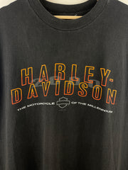 Vintage 90s Harley Davidson Ohio Black Tank Top