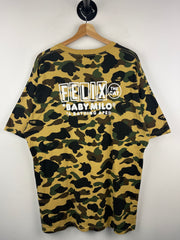 Bape X Felix The Cat Camo Tee