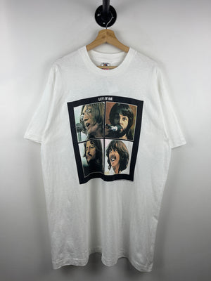 Vintage 90s The Beatles Let It Be White Tee