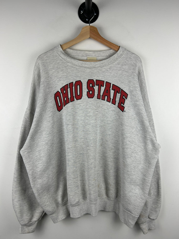 Vintage 90s Lee Heavyweight Ohio State Grey Crewneck