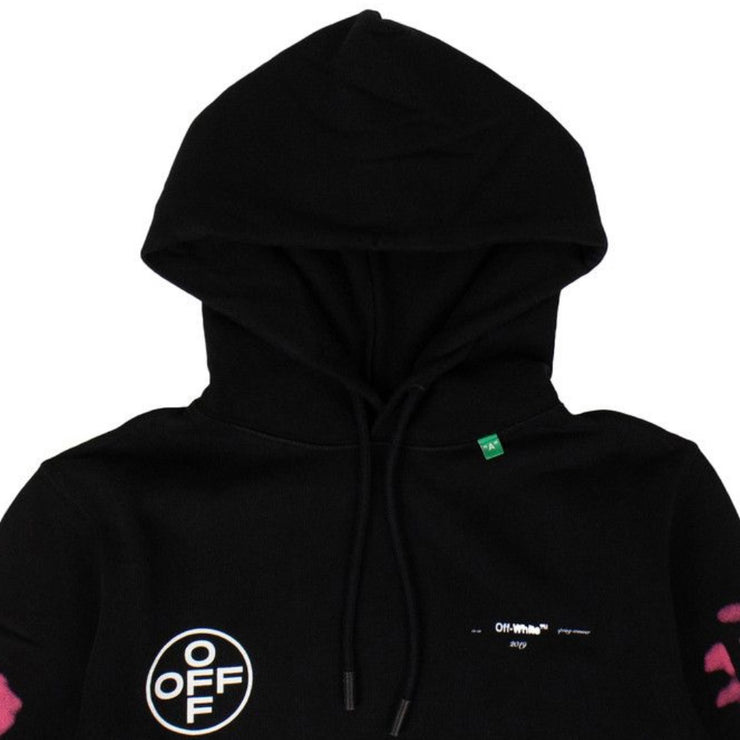 Off White Impressionism Arrows Black Hoodie