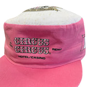 Vintage 90s Circus Circus Las Vegas Pink Painters Snapback Hat