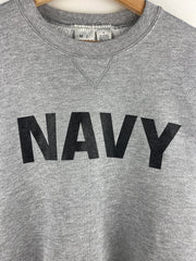 Vintage 90s US Navy Grey Crewneck