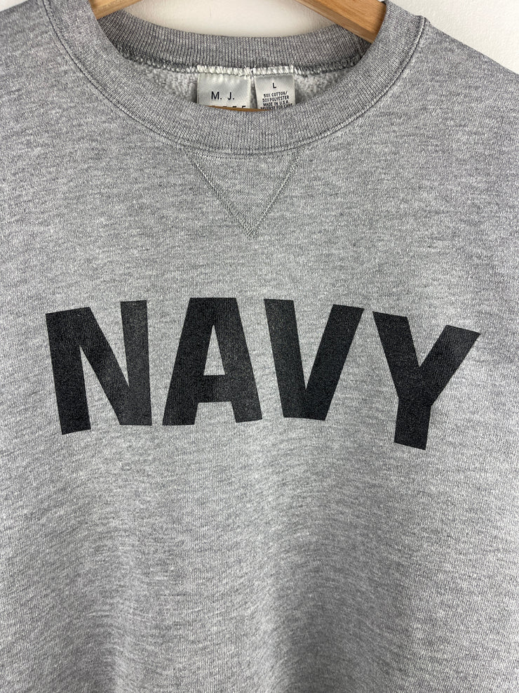 Vintage 90s US Navy Grey Crewneck