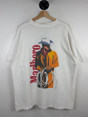 Vintage 90s Marlboro Cowboy White Tee