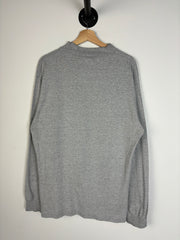 Vintage Y2K Nike Swoosh Grey Mock Neck Long Sleeve