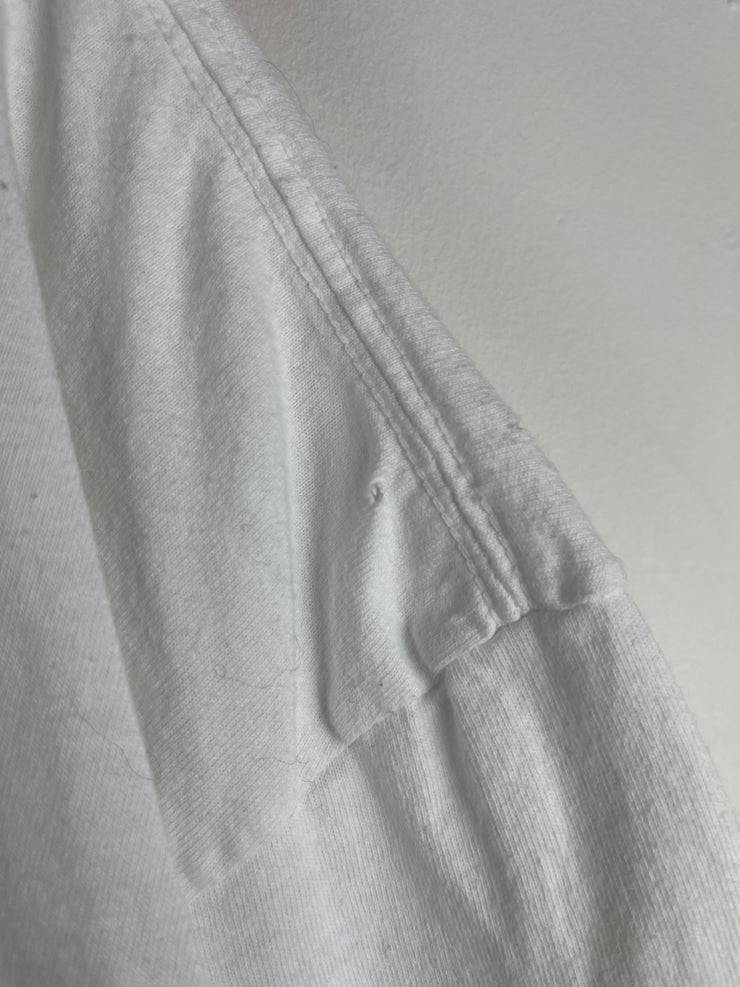 Vintage 90s Nike Mini Swoosh White Tee