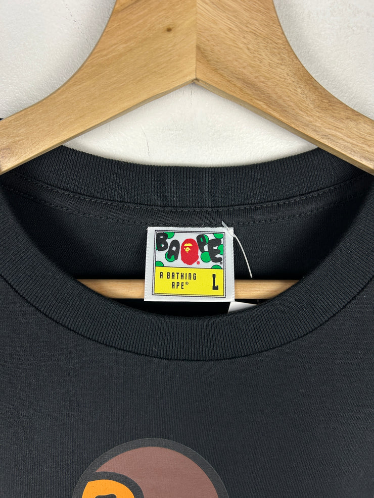 Bape Baby Milo Ape Head Black & Green Tee