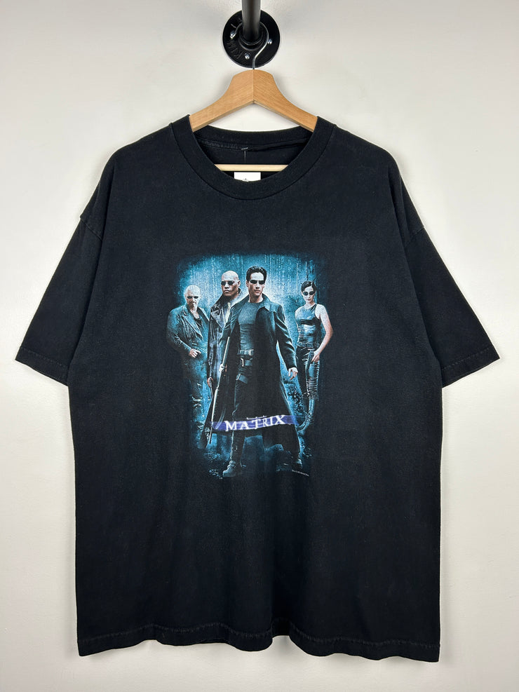 Vintage 2000 The Matrix Movie Promo Black Tee