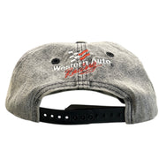 Vintage 90s Nascar Darrell Waltrip Washed Black Snapback Hat