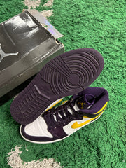 Jordan 1 Strap 2009 Grand Purple Varsity Maize