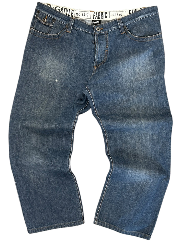 Vintage Dolce & Gabbana Baggy Blue Denim Jeans