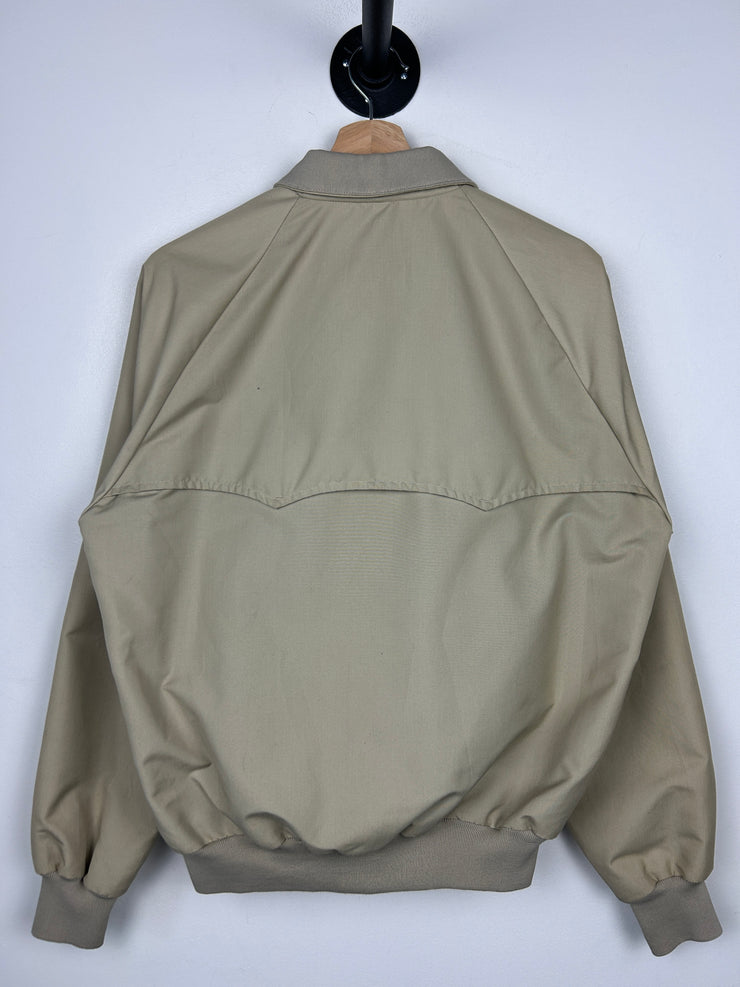 Vintage 90s Sportsmaster NRA Whittington Center Beige Harrington Jacket