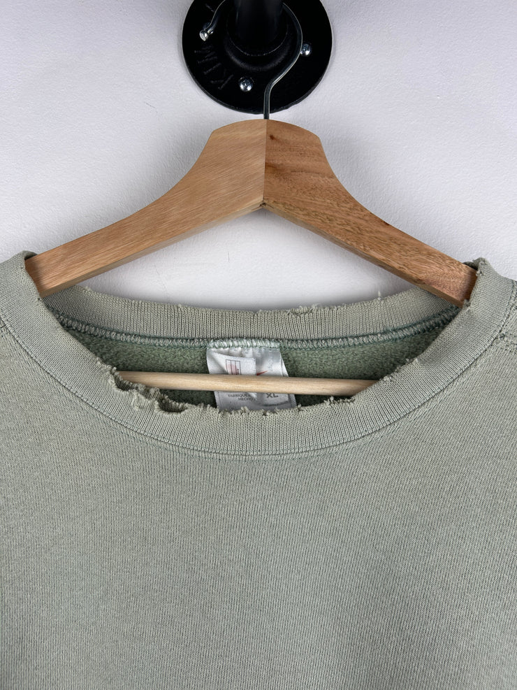 Vintage 90s Nike Mini Swoosh Pistachio Crewneck