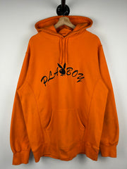 Supreme SS17 Playboy Orange Hoodie