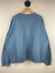 Vintage Starter Embroidered Blank Baby Blue Crewneck