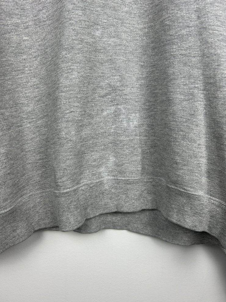 Vintage 90s NFL Champion Pittsburgh Steelers Embroidered Grey Crewneck