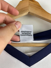 Vintage Real Madrid White Soccer Jersey