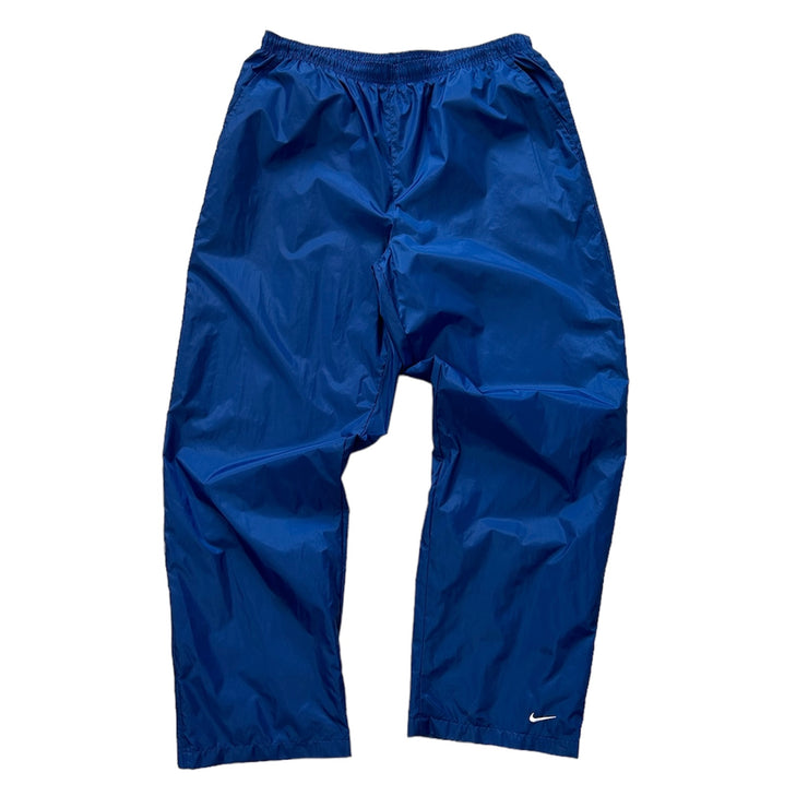 Vintage Nike Swoosh Fleece Lined Blue Splash Pants