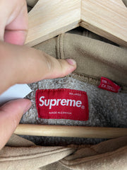 Supreme SS23 Overdyed S Logo Natural Hoodie