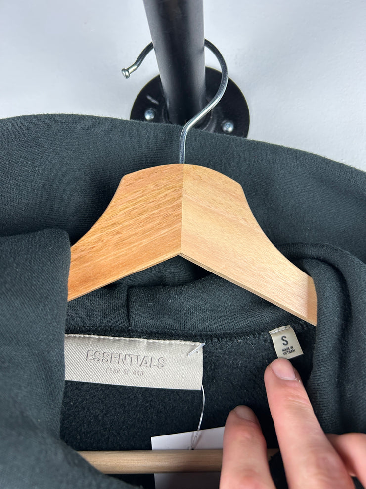 Fear Of God Essentials Stretch Limo Relaxed Black Hoodie