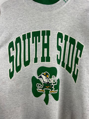 Vintage 90s Dodger Notre Dame South Side Grey Crewneck