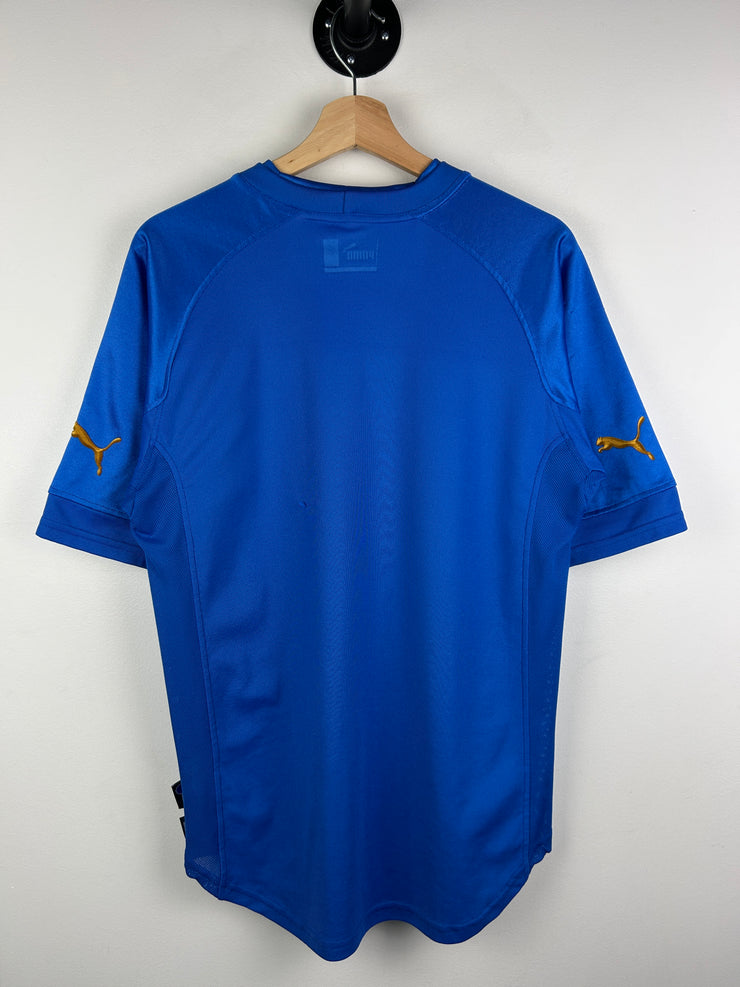 Vintage 2004-2006 Puma Italy Home Blue Soccer Jersey