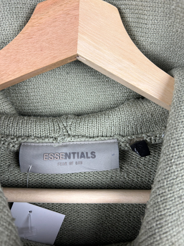 Fear Of God Essentials Seafoam Knit Hoodie
