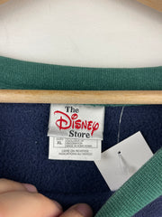 Vintage 90s Disney Goofy Embroidered Green & Navy Crewneck