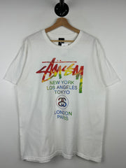 Stussy World Tour White Tee